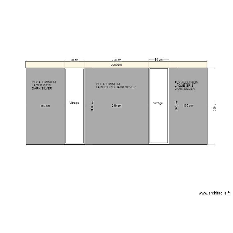 plan toiture véranda. Plan de 0 pièce et 0 m2