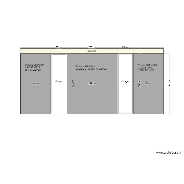 plan toiture v&eacute;randa. Plan de 