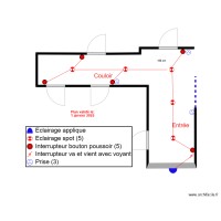 ELECTRICITE COULOIR et  ENTREE