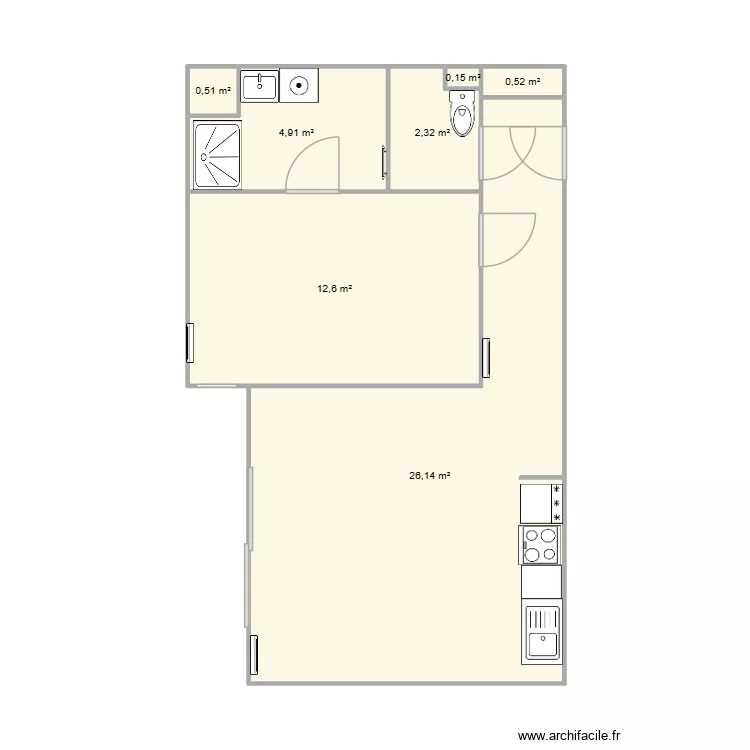 appartement. Plan de 