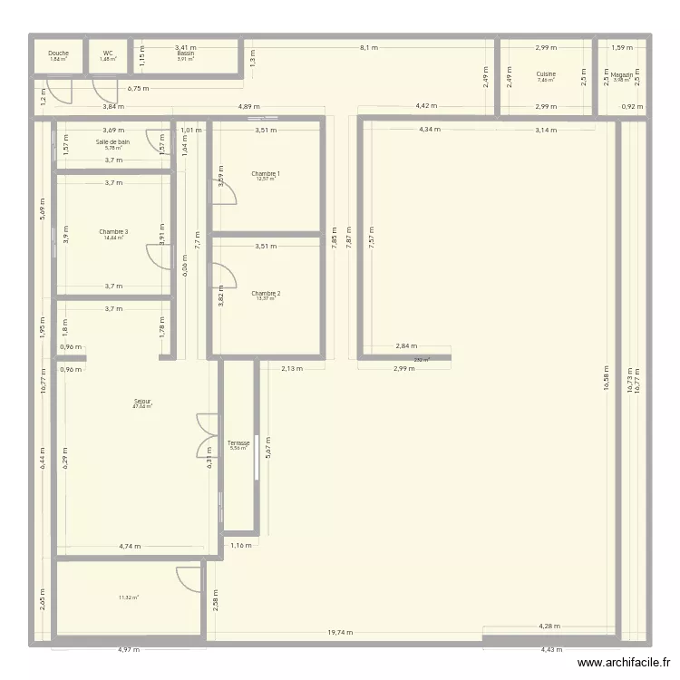 MORY. Plan de 13 pièces et 361 m² MORY. Plan de 13 pièces et 361 m²