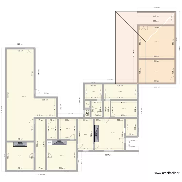 Maison Montcempey. Plan de 