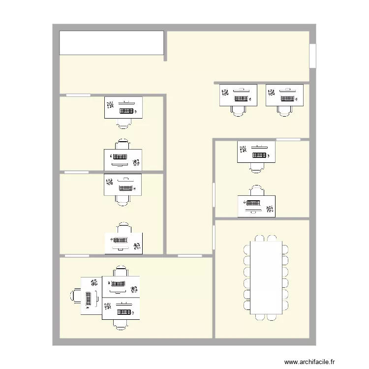 Plan bureau. Plan de 