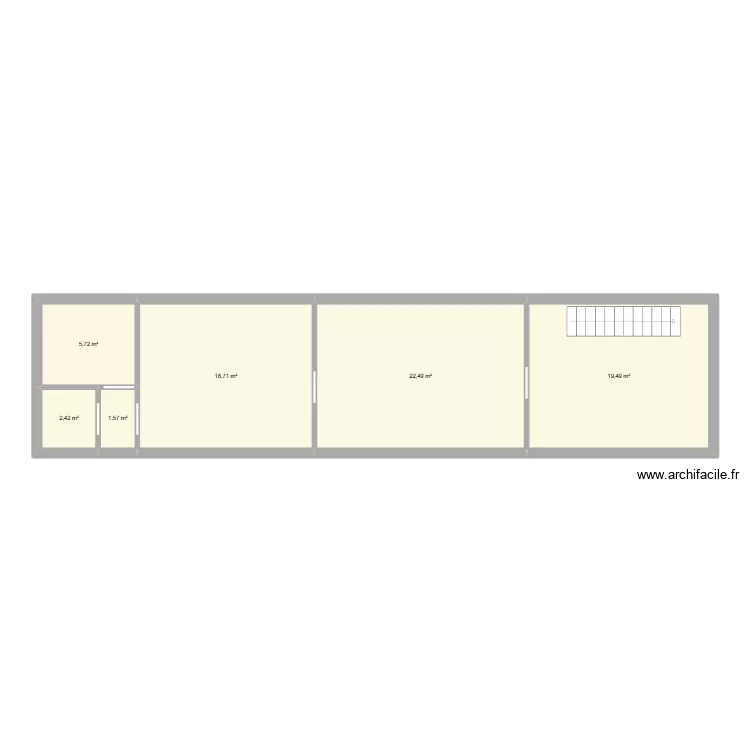 tang. Plan de 6  et 70 m²