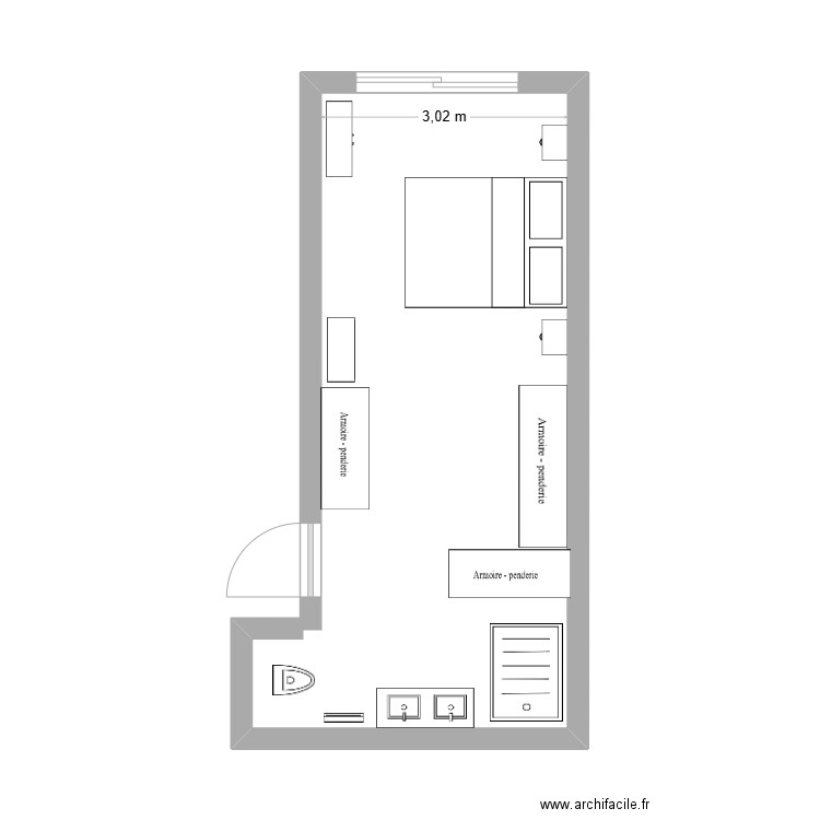 Suite parentale. Plan de 0 pièce et 0 m2