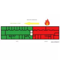 ROSIERS / ELSA 1ER ETAGE EVACUATION 2