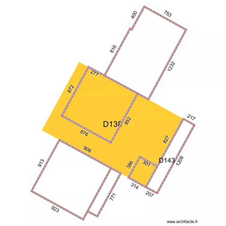 Plan de situation avec construction . Plan de Plan de situation avec construction . Plan de