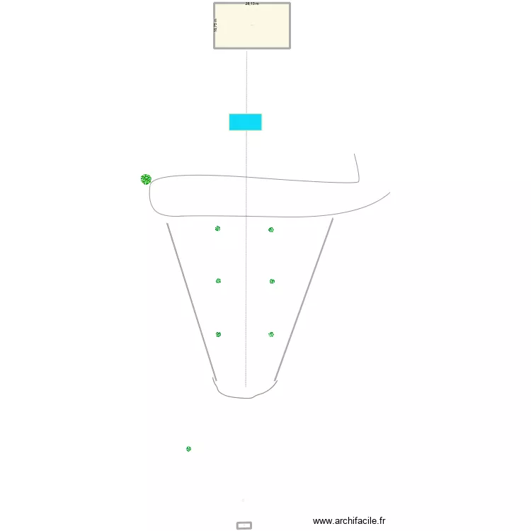 PLAN JARDIN. Plan de 2  et 481 m²