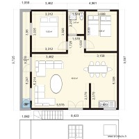 STUDIO 2 CHAMBRES SALON appartement heyelkhadra