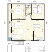 STUDIO 2 CHAMBRES SALON appartement heyelkhadra