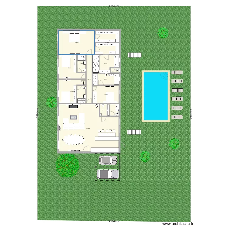SAINTE COLOMBE. Plan de 