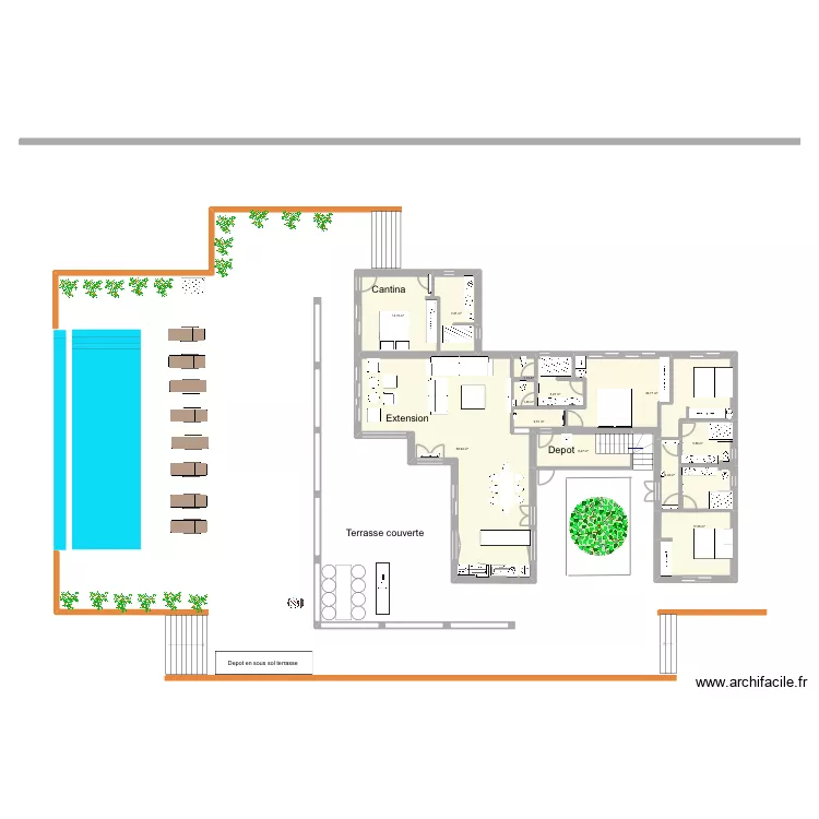 Carovigno 22 janvier. Plan de 12 pièces et 153 m²
