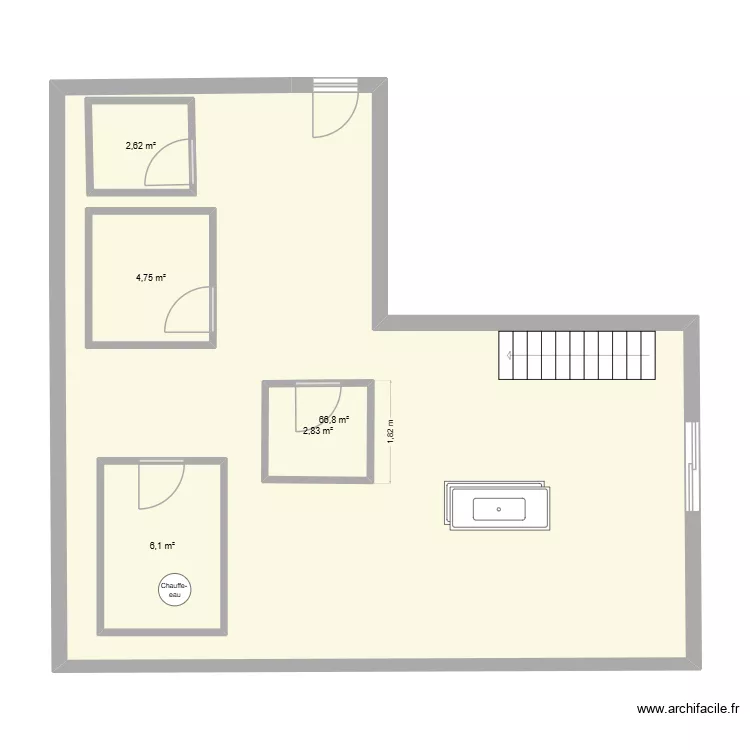 Bernadette. Plan de 5 et 103 m² Bernadette. Plan de 5 et 103 m²