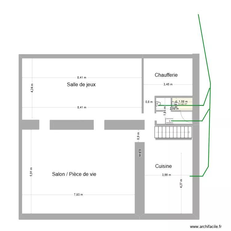domaine de la richetiere rdc badreau. Plan de 