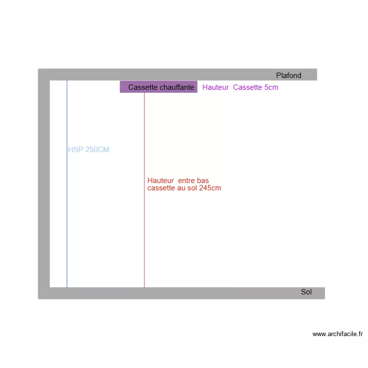 CCIS - PLAN CASSETTE SANITAIRE. Plan de 