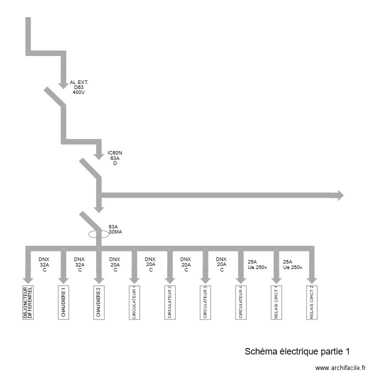 schéma elec soulié partie 1. Plan de 0 pièce et 0 m2