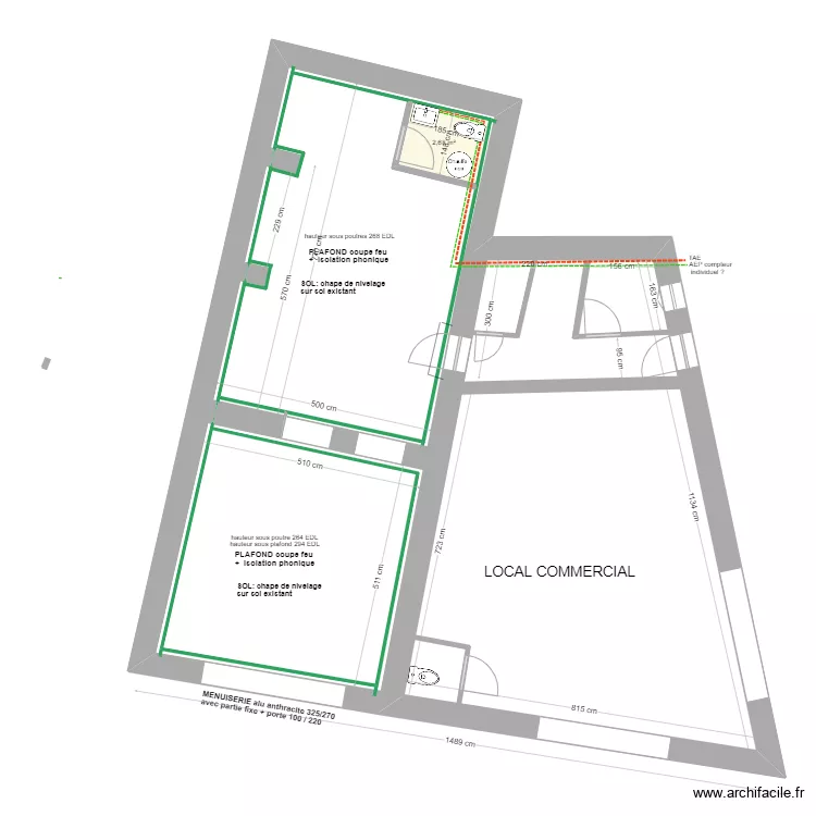 GUITARD PROJET RDC. Plan de GUITARD PROJET RDC. Plan de