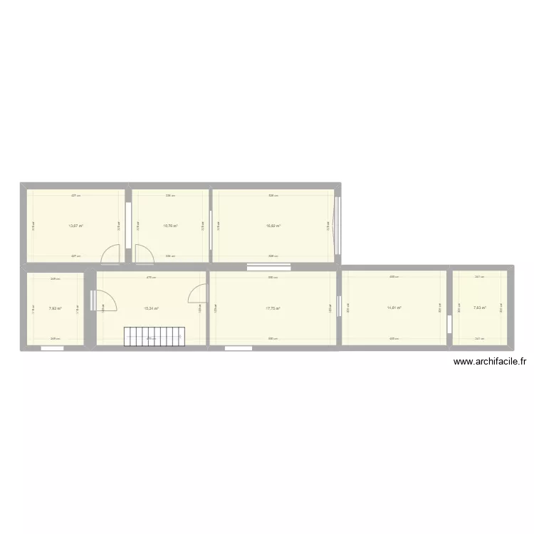 maison rez. Plan de 