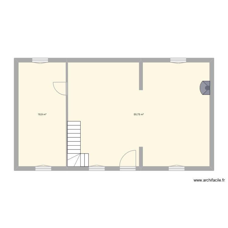 hodenc. Plan de 0 pièce et 0 m2