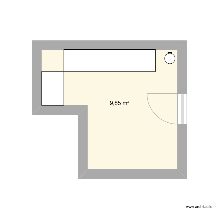 zone tech. Plan de 0 pièce et 0 m2