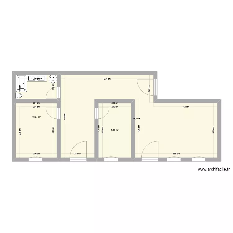 maison Avon. Plan de 