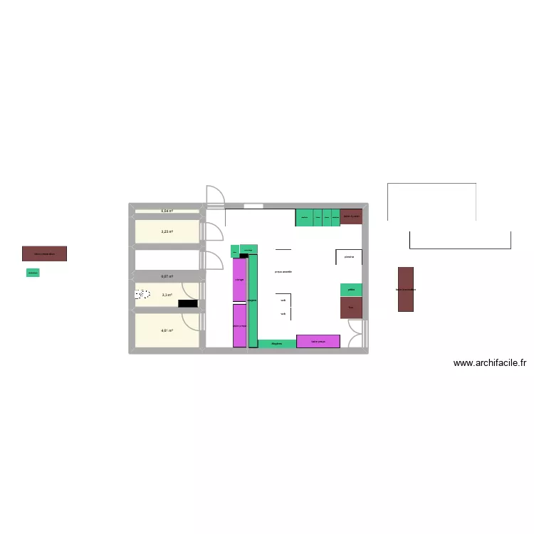 CUISINE KECH. Plan de CUISINE KECH. Plan de