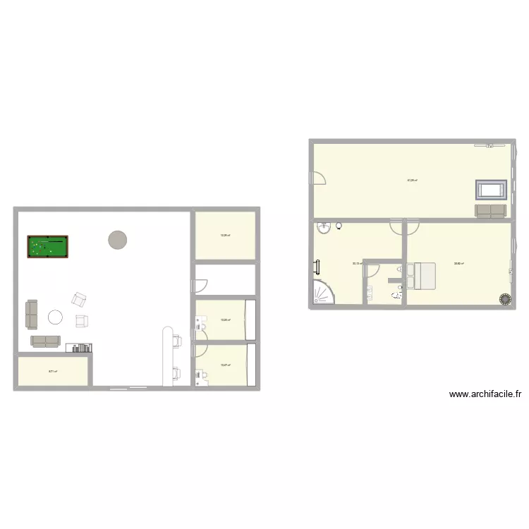 chambre. Plan de 7 Pièces et 169 m² chambre. Plan de 7 Pièces et 169 m²