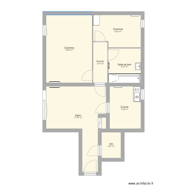 APPART. Plan de 0 pièce et 0 m2