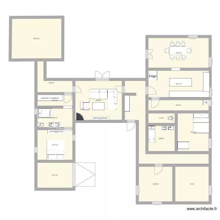 maison de reve. Plan de 