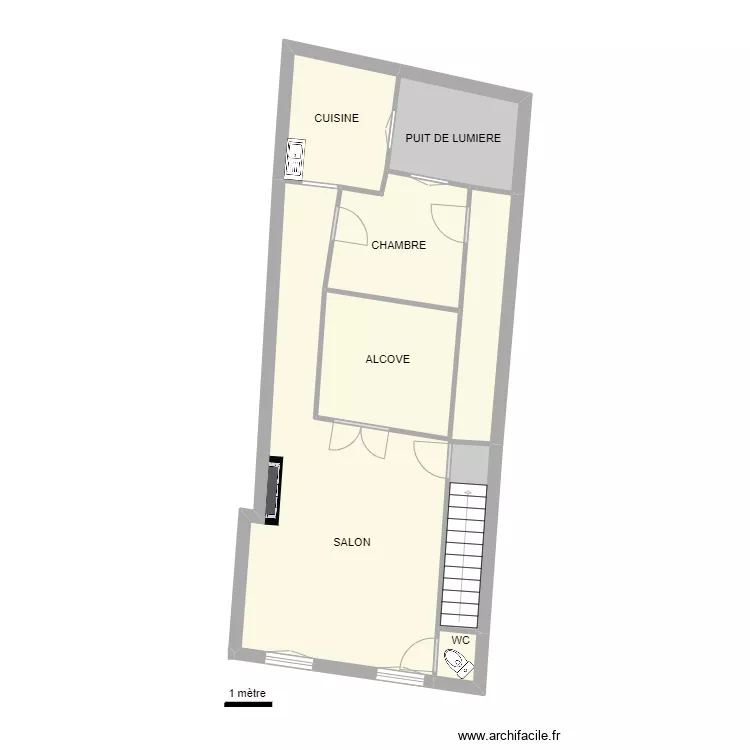 LLUCIA 6 R+1. Plan de 