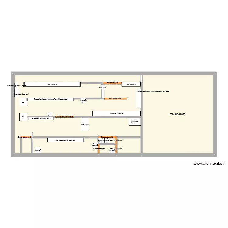 CHANTIER ECOLE. Plan de CHANTIER ECOLE. Plan de