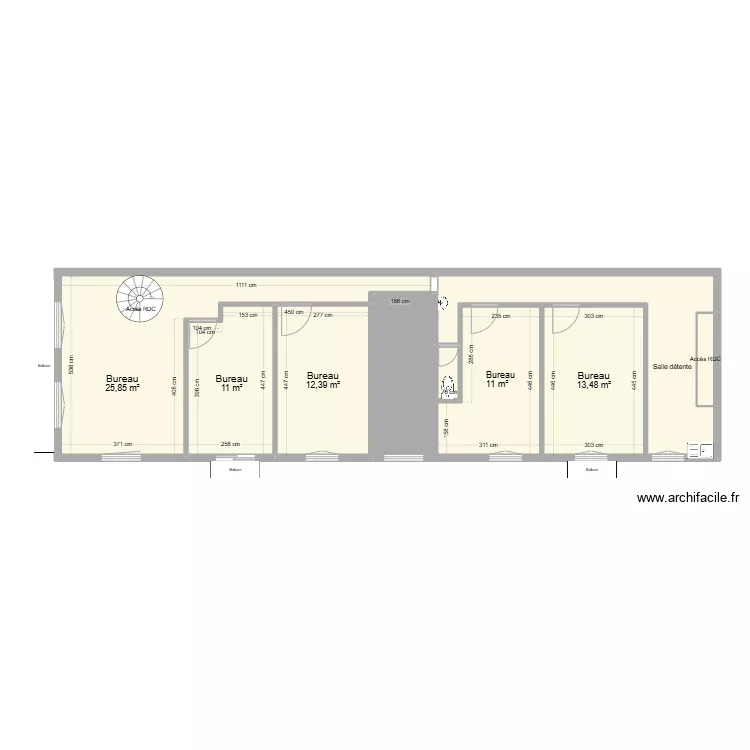 SCI CCCC ETAGE. Plan de 