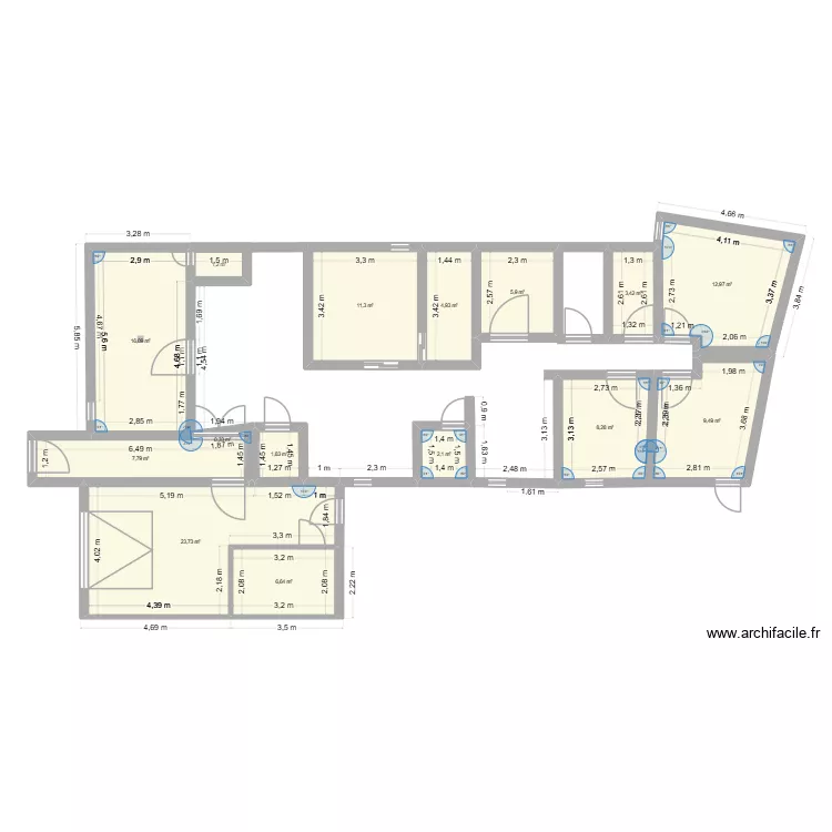 Maison de santé. Plan de Maison de santé. Plan de