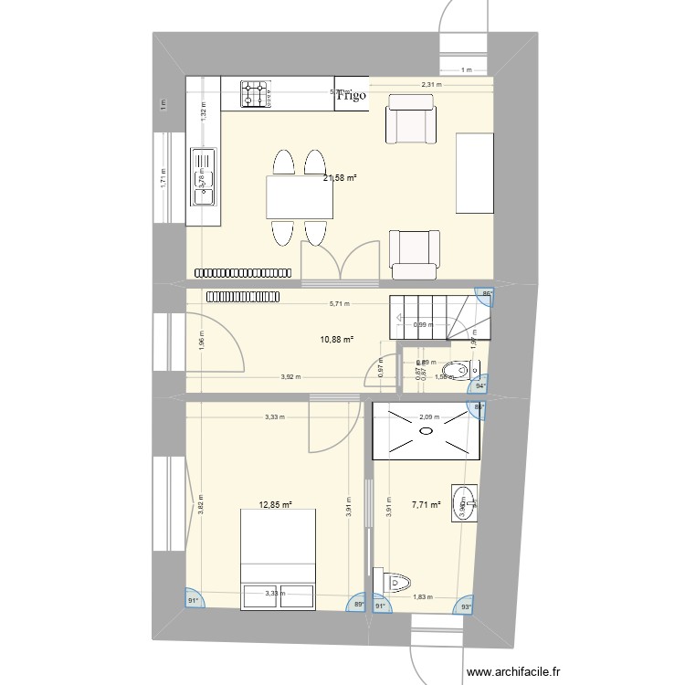 Joseph Projet 4. Plan de 0 pièce et 0 m2