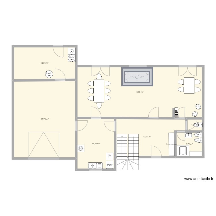 Micro crèche. Plan de 0 pièce et 0 m2