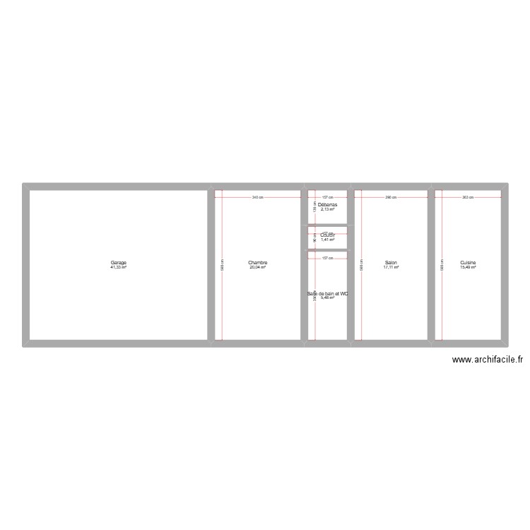 Schwab. Plan de 7 pièces et 103 m2