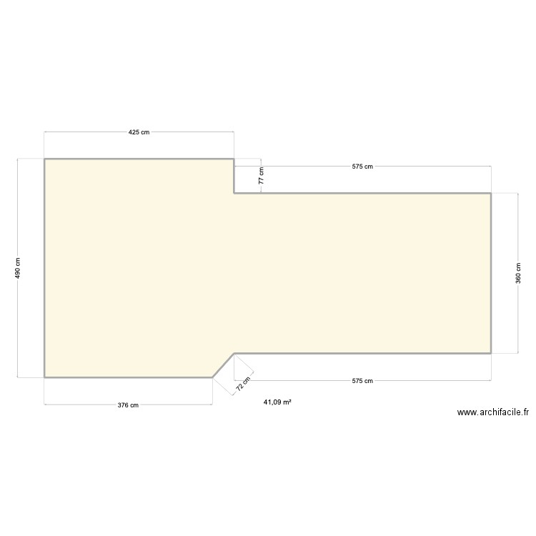 EOz. Plan de 0 pièce et 0 m2