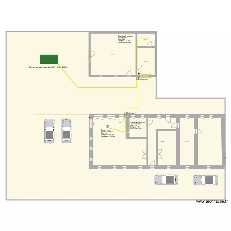 plan maison. Plan de 9  et 914 m²