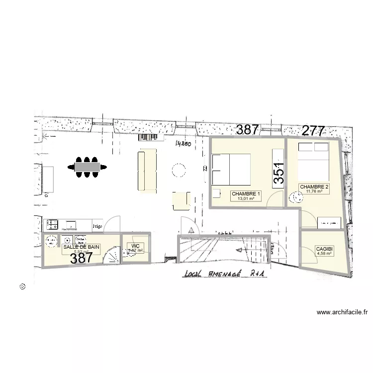 PLAN 2 R+1. Plan de PLAN 2 R+1. Plan de