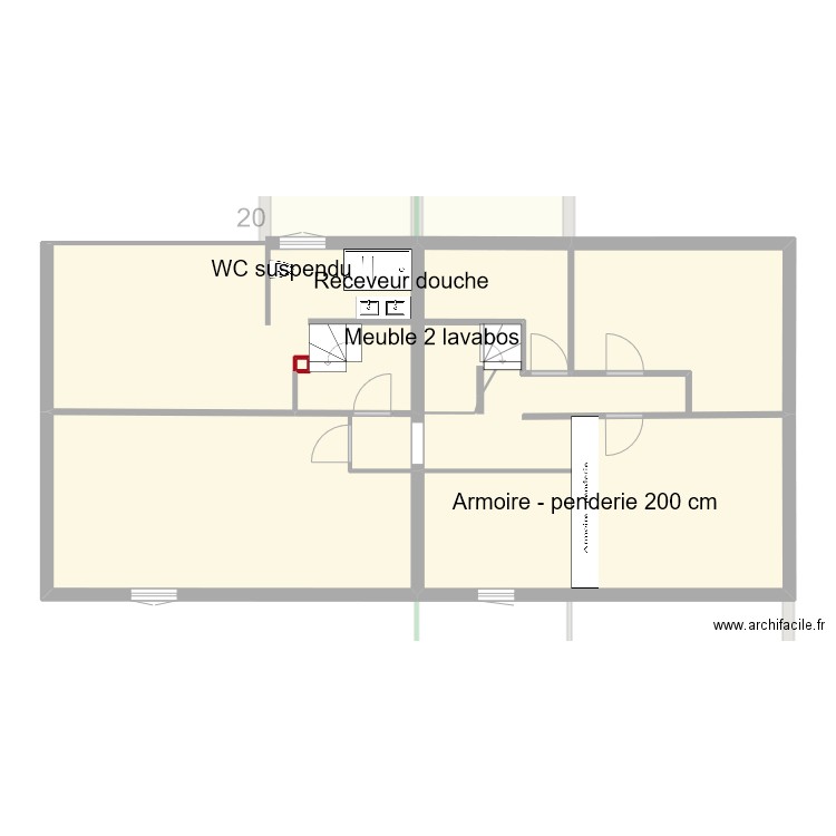 PLANV9. Plan de 7 pièces et 114 m2