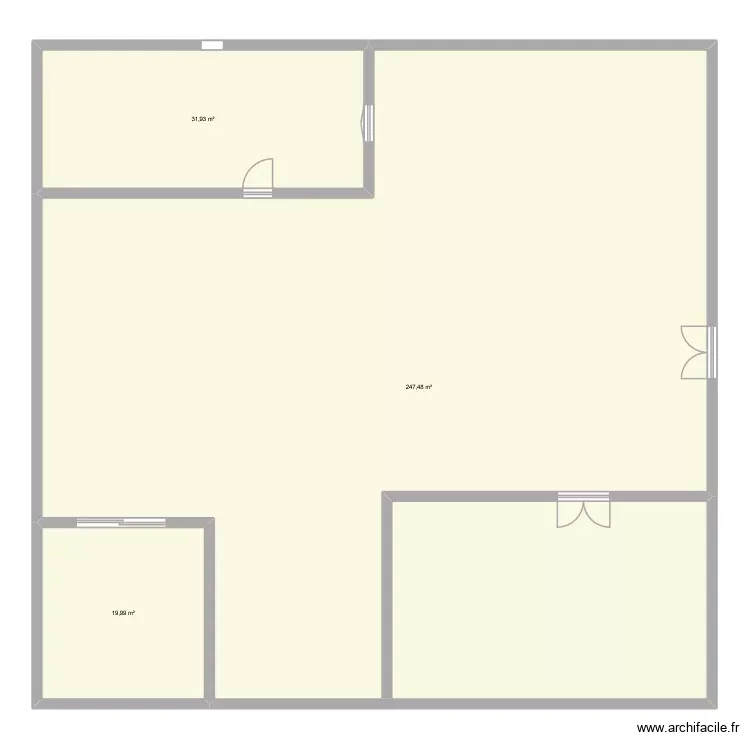 FTG FDP. Plan de 3 Pièces et 299 m² FTG FDP. Plan de 3 Pièces et 299 m²