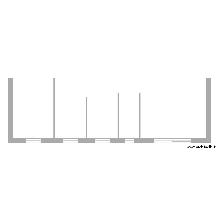 facade. Plan de 0 pièce et 0 m2
