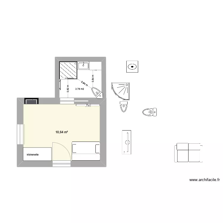 cabanon claude. Plan de cabanon claude. Plan de