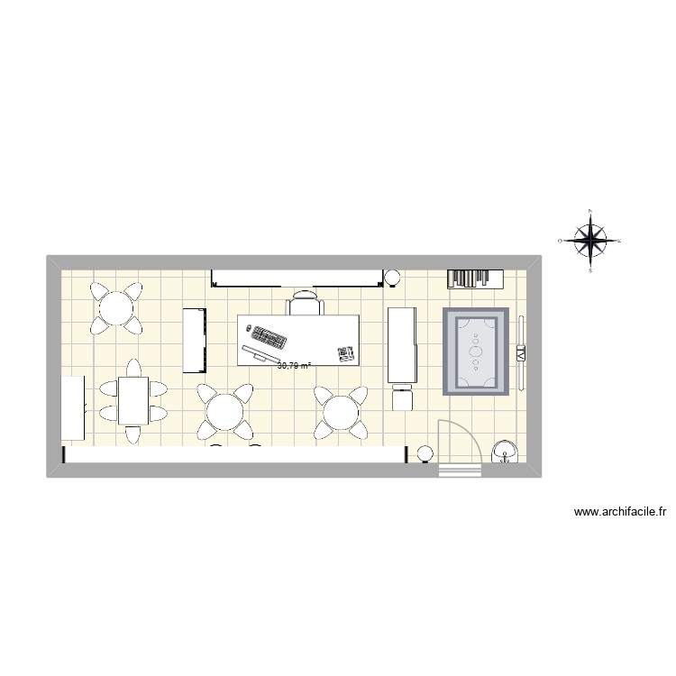 plan classe. Plan de 0 pièce et 0 m2