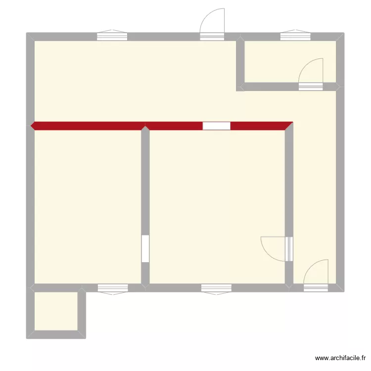 maison de base Pierrot. Plan de 