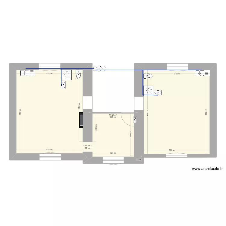 ST SEBASTIEN 2LOTS V1. Plan de 