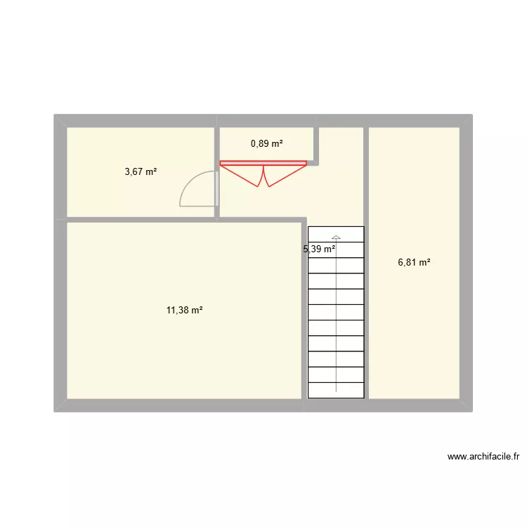 étage annexe. Plan de 5 et 28 m² étage annexe. Plan de 5 et 28 m²