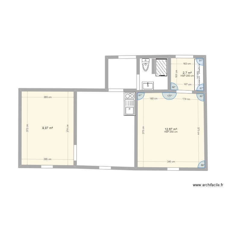 YToud. Plan de 0 pièce et 0 m2