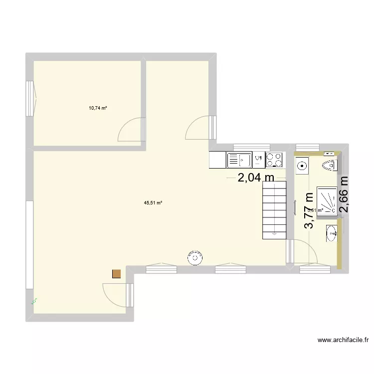 Chalet_agencement_2. Plan de 