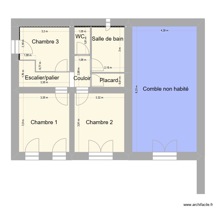 Maison Savoie RDC d&eacute;tails. Plan de 0 pièce et 0 m2